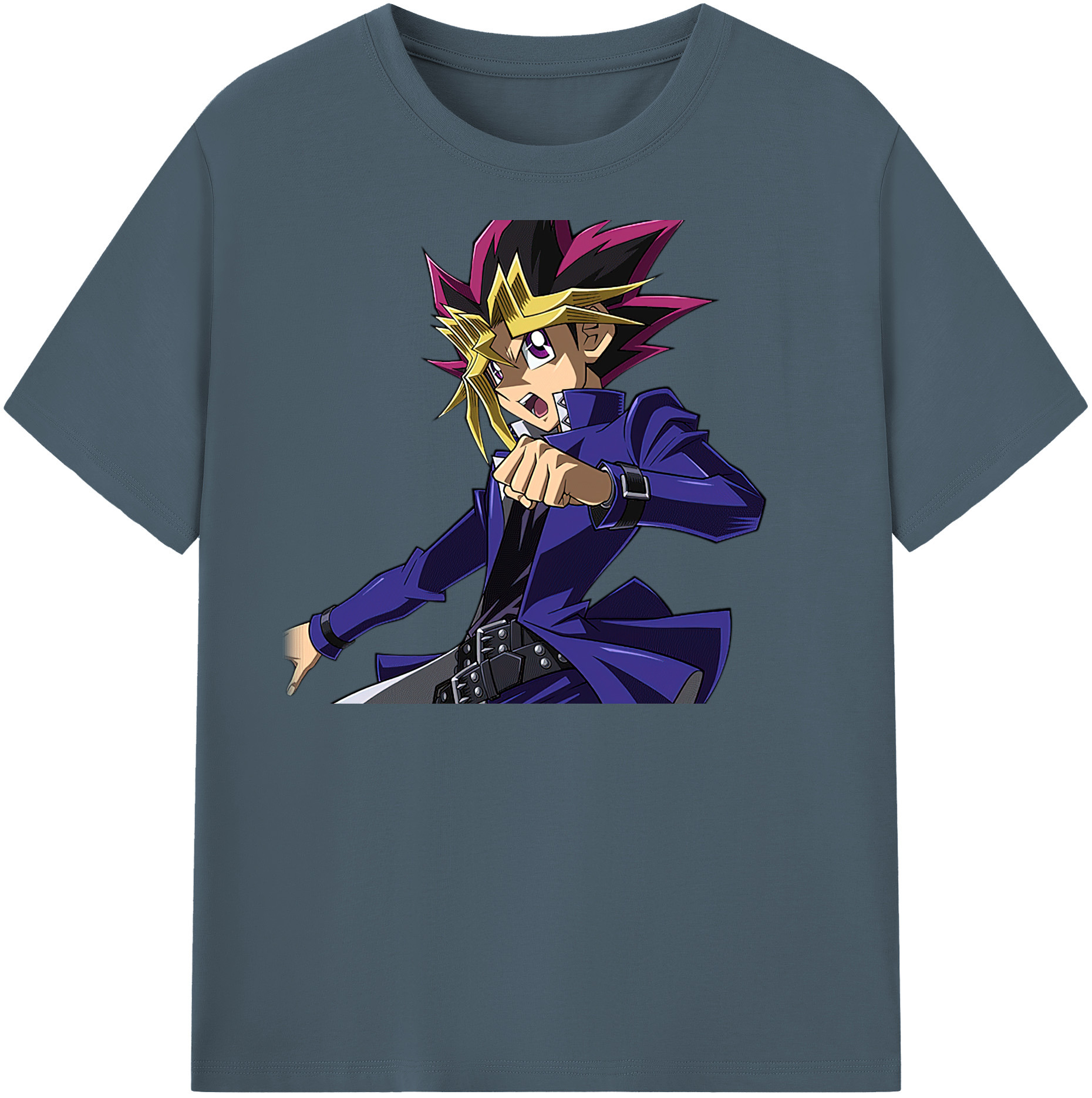 （画像用） 遊☆戯☆王 Yu-Gi-Oh! 綿100％半袖Tシャツ（フロントプリント）